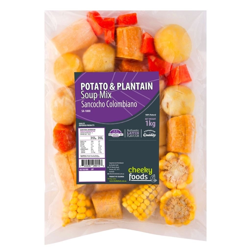 sancocho colombian traditional soup mix cheeky foods 1kg/ sancocho colombiano sancocho colombian traditional soup mix cheeky foods 1kg/ sancocho colombiano