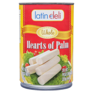 whole hearts of palm latin deli 400 gr/ palmitos enteros
