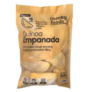 empanada quinoa cheeky foods pack of 15 375gr