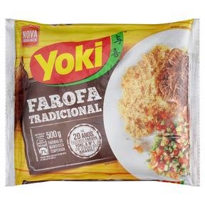 farofa seasoned cassava flour 500 gr / farofa pronta
