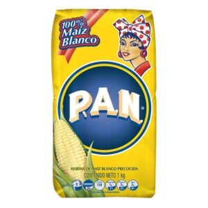 pan white corn flour 1kg/ harina pan blanca