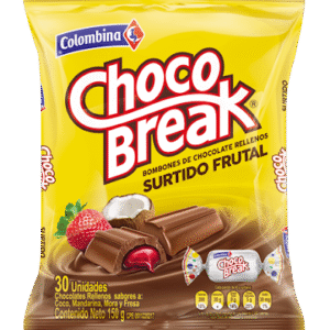 choco break frutas bombones de chocolate x 150g