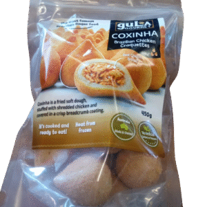 coxinha brazilian chicken croquette x 450gr x 12x 30gr gula gourmet/