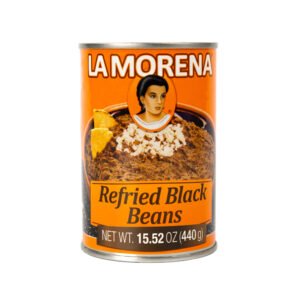 la morena refried black beans 440 gr