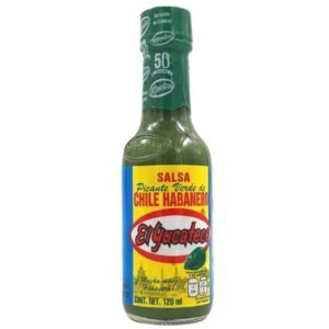 el yucateco habanero green hot 120 ml/ salsa verde de chile